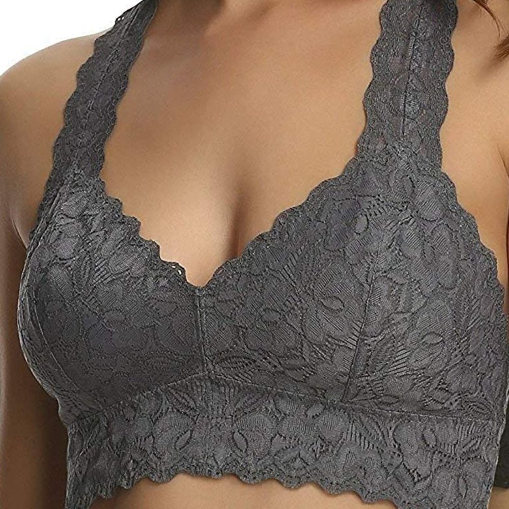 Gray Bralette (no wires or padding)